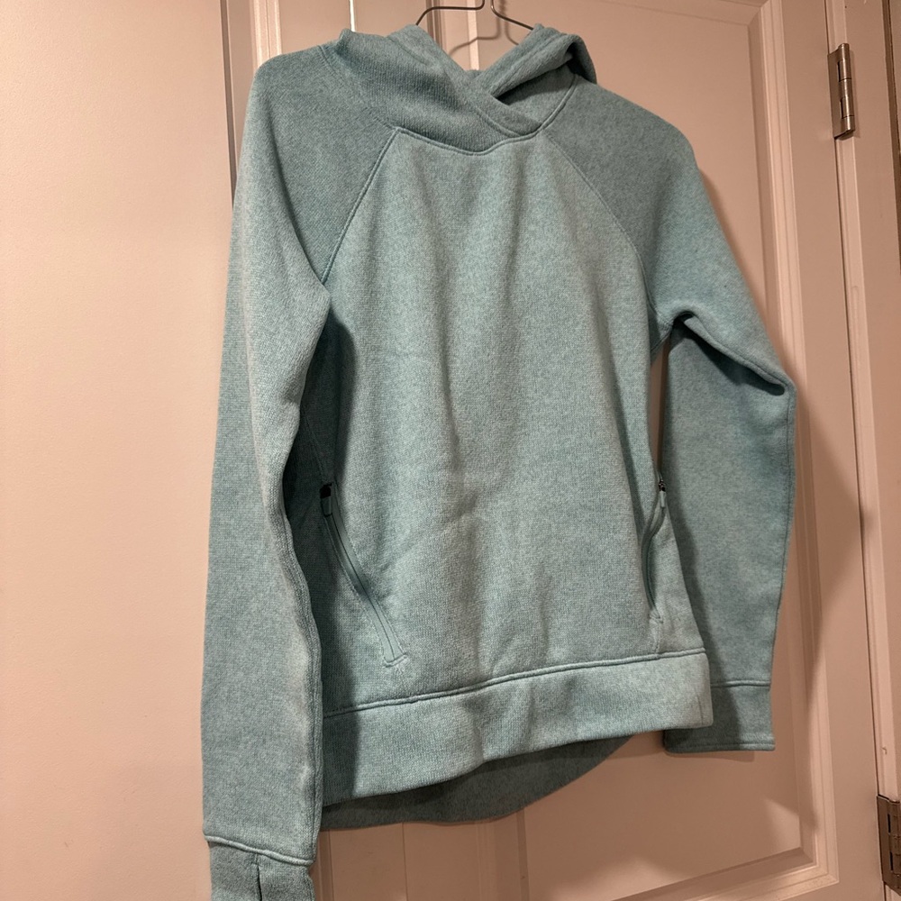 Old Navy Teal Scoop-Neck Hooded Pullover